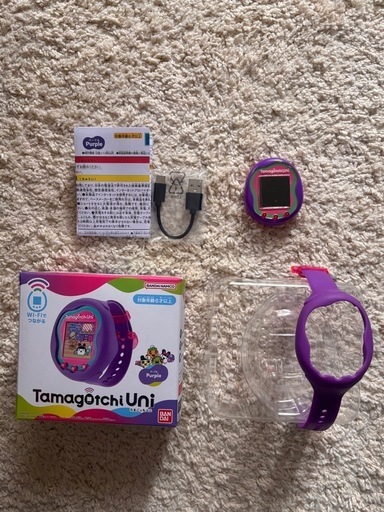 【美品】　たまごっちユニ　パープル　【取引中】