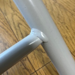 【無料】破損あり　折りたたみチェア バーミーズ(ホワイト)の画像