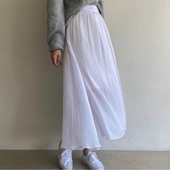 シフォンロングスカートの画像