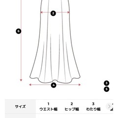 シフォンロングスカートの画像
