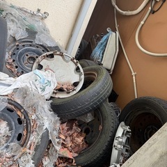 廃タイヤ！めちゃくちゃあります( ;ᯅ; )‬もらって下さい！の画像