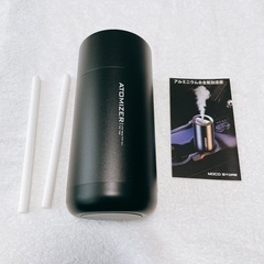 加湿器 デスクトップ コンパクト 卓上加湿器 アロマ対応　車用加湿器 ブラックの画像