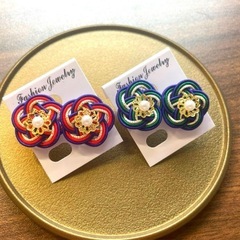 ピアス　浴衣　和装の画像