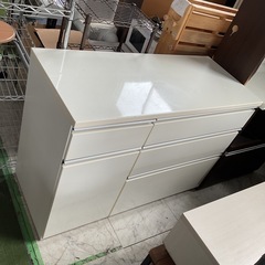 キッチン収納　キッチンカウンター　中古　傷多め