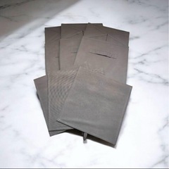 【最終値下げ✨】収納ボックス 3個セット グレー 不織布 通気性抜群 組み立て簡単 取っ手付の画像
