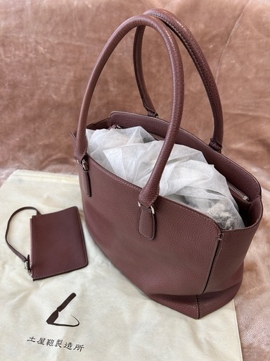 土屋鞄製造所トートバッグトートバックハンドバッグハンドバックbagかばんカバン鞄レディース レザー本革牛革ボルドーワインレッド