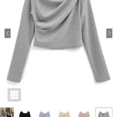 GRL　ドレープカシュクールトップス[dk1362]の画像