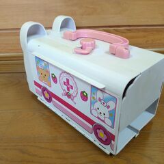 ウサギのボックス型おもちゃの画像
