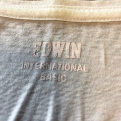 EDWINの半袖Tシャツ、サイズS、100%コットンの画像