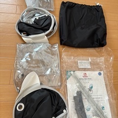 未使用　自転車チャイルドシートレインカバー　リトルキディーズ　中身確認済みの画像
