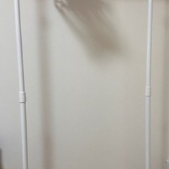 シングルハンガーラック＋ハンガー20本付き