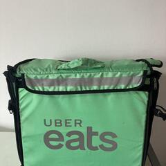 Uber Eats 防水カバー 付き 配達用バッグ 緑色 純正 ...