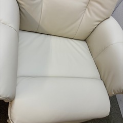 【美品】① タマリビング　ニース　回転式リクライニング　パーソナルチェアの画像