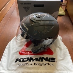 美品‼️KOMINE ヘルメット HK172 Lサイズ　元箱、収納袋付き　ホンダ　スズキ　ヤマハ　カワサキの画像