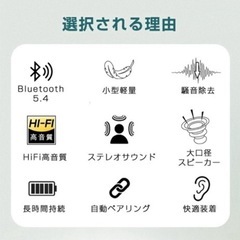 Bluetoothイヤホン　新品未開封の画像