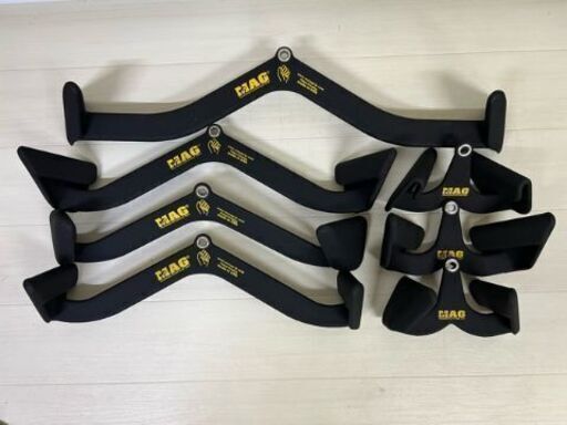 マググリップ BLUSLM 7点セット ケーブルアタッチメントハンドル MAGグリップ 類似ハンドル ケーブルマシン用ラットプルダウンバー