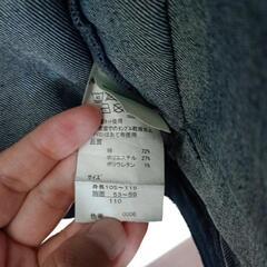 キッズ、ジーンズジャケット　１１０の画像