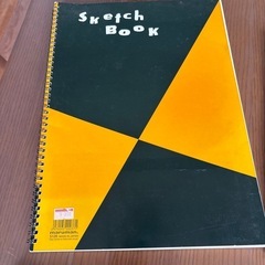 ノートとスケッチブックの画像