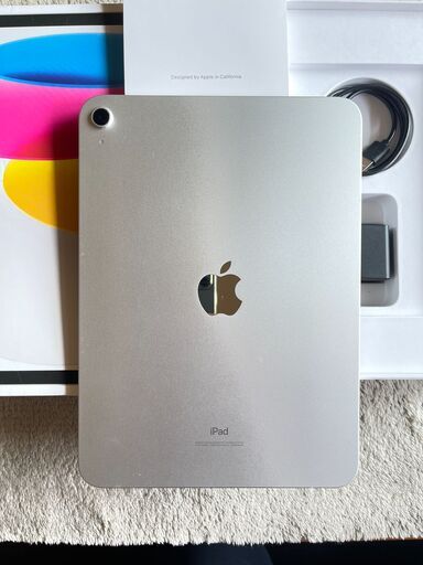 iPad 第10世代10.9インチA2696  Wi-Fi ６４GB バッテリー９１％　00