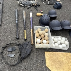 野球部道具一式の画像