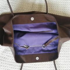 【新品】ブラウン スエード トートバッグの画像