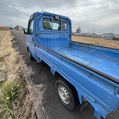 ホンダ　アクティトラック　車検付き　4WD 5MT ブルーの画像