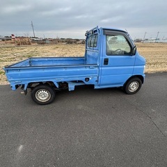 ホンダ　アクティトラック　車検付き　4WD 5MT ブルーの画像
