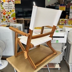【超美品‼️】ニトリ 木製 折りたたみ式ローチェア 座椅子 キャンプ・アウトドア用品の画像