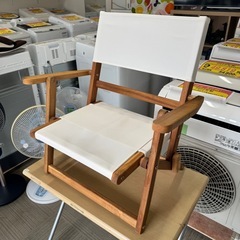 【超美品‼️】ニトリ 木製 折りたたみ式ローチェア 座椅子 キャンプ・アウトドア用品の画像