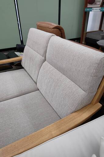 ??NITORI/ニトリ/2Pソファ/ファブリック/グレー/№2851??