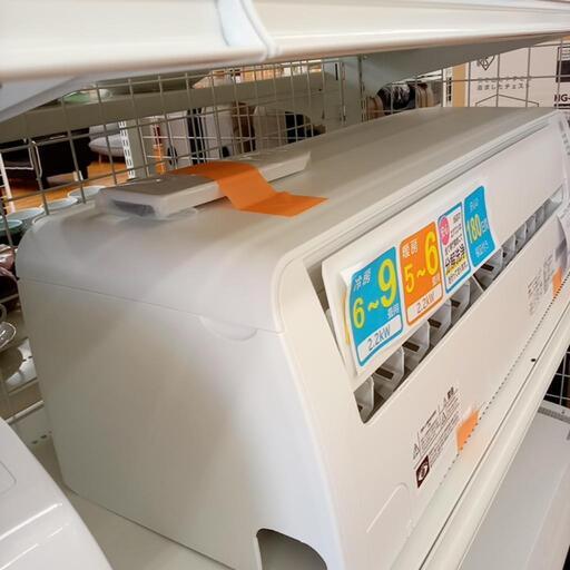 【リユースのサカイ八街店】Hisense　エアコン　AT-HA2212-W　2.2kw　21年製　室内機分解洗浄済み　YJ6402