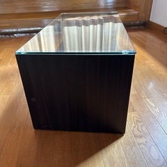 　ローテーブル　コーヒーテーブル　ガラス の画像