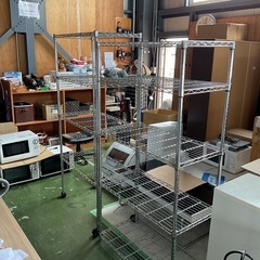 2点お取引き中です！スチールラック　1個2000円　大きめ　中古 
