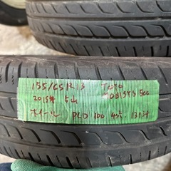 軽自動車用　夏タイヤホイールセット　溝ありの画像