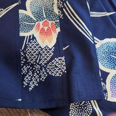 浴衣　レディース　ネイビーの画像