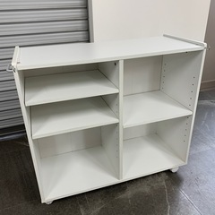 店舗、出張買取実施中★キャスター付きカラーボックス　白