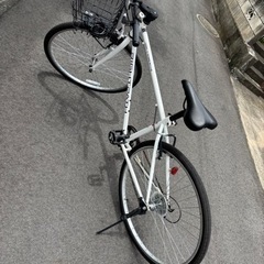 自転車クロスバイク 700C カゴ付きRIGHTPATH(ライト...