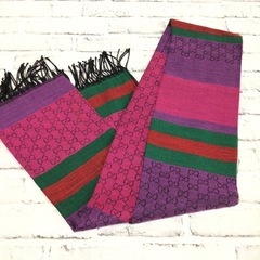 W001 保管品 PASHMINA/パシュミナ ストール/マフラ...