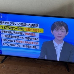 ハイセンス　43インチ液晶テレビの画像