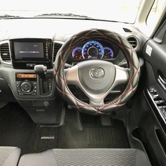 マツダ フレアワゴンカスタム ターボ 4WD パープル 車検たっぷり お買い得車！の画像