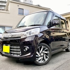 マツダ フレアワゴンカスタム ターボ 4WD パープル 車検たっ...