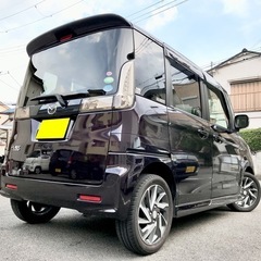 マツダ フレアワゴンカスタム ターボ 4WD パープル 車検たっぷり お買い得車！の画像