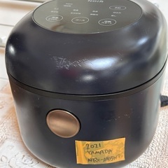 🟪炊飯器番号35 ヤマダ電機  NOIR  2021年製