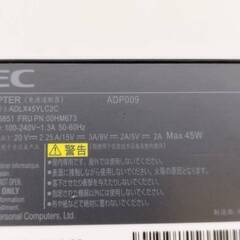 【純正】NEC ACアダプター/PC-VP-BP122/ADP009/45W/Type-Cの画像