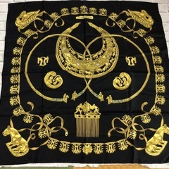 W004 保管品 HERMES/エルメス 大判スカーフ ストール...