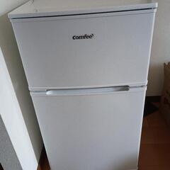 Comfee' 2ドア冷蔵庫 RCT90WH 90L 状態良 2024年
