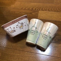 ポチャッコ　ボウル　タンブラー