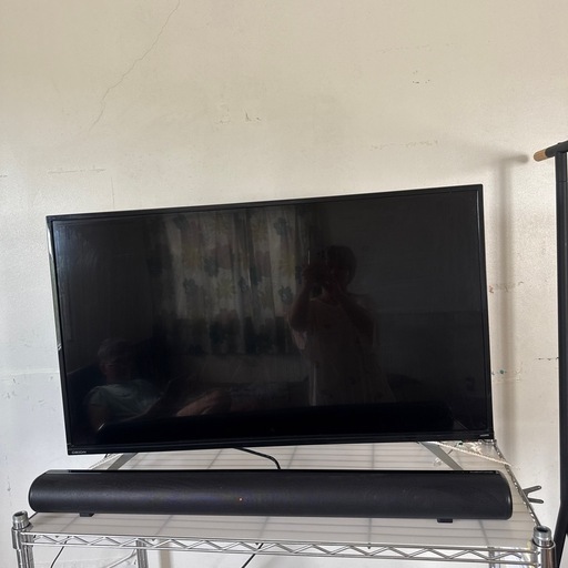 受け渡し予定の為停止　液晶テレビとスピーカーセット