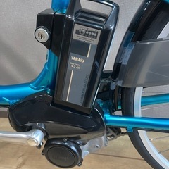 愛知静岡配送可 特価商品 ブルー系 ヤマハ供乗せ電動アシスト