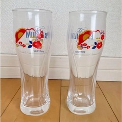 サントリー The Premium Malt's ガラスビールグラス 2個セット
の画像